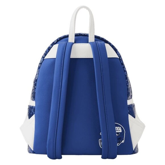 Loungefly NFL New York Giants Sequin Mini Backpack Blue
